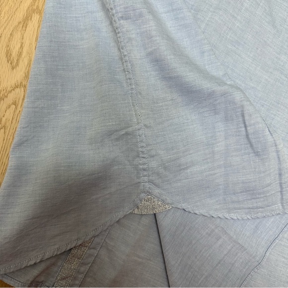 TED BAKER Grandad Collar Short Sleeve Shirt - Picture 7 of 10